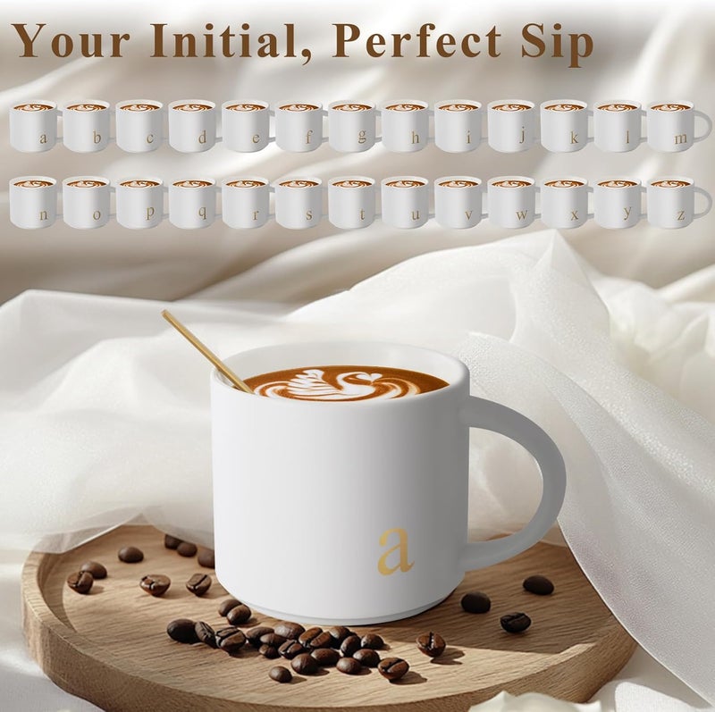 MNZZ Monogrammed Ceramic Large Coffee Mug Tea Cup Sympathy Bereavement Memorial Gifts for Loss Father Dad Mother Mom Kids Husband Wife Loved Friends Pet Dog Cat Going Away Condolence Remembrance Grieving,S - Image 2